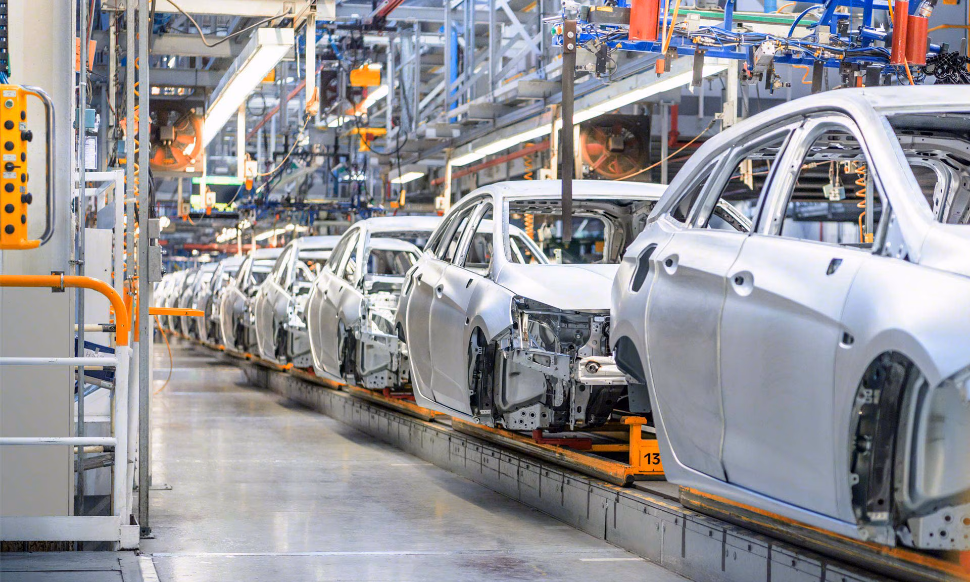 Automotive logistics and assembly line